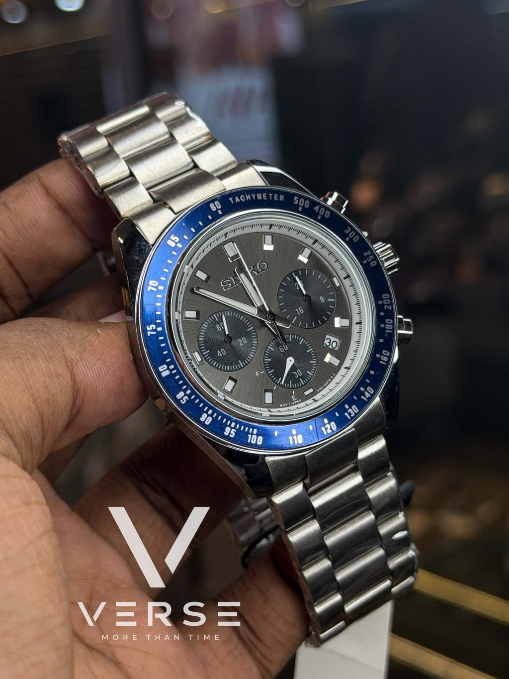 Seiko Prospex Speedtimer Chronograph | "Grand Touring" Anthracite Grey Dial - ( Double A )