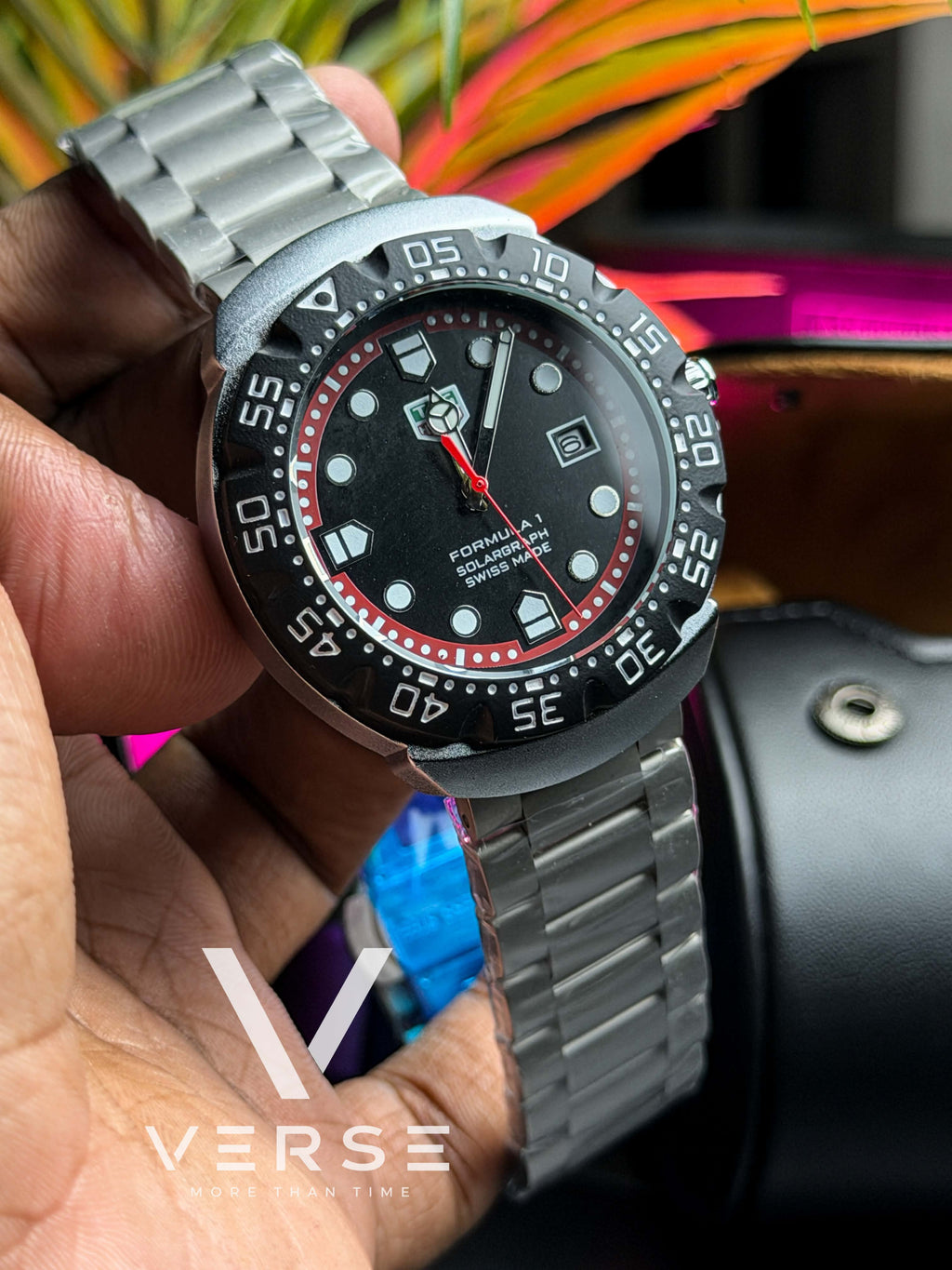 TAG Heuer Formula 1 Solargraph Miami GP Quartz | "Monza-Mclaren"  - ( Double A )