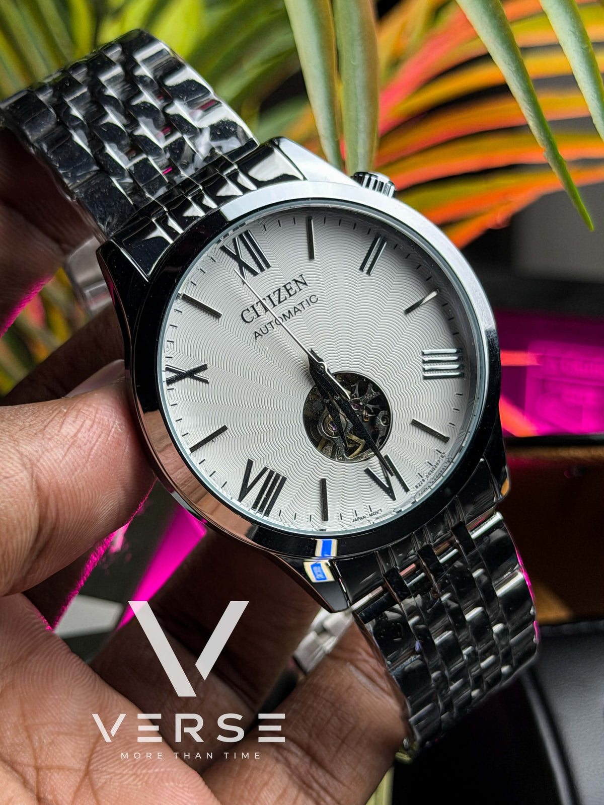 Citizen "Open Heart" Silver Dial Automatic | NH9130-84A - Semi Triple A