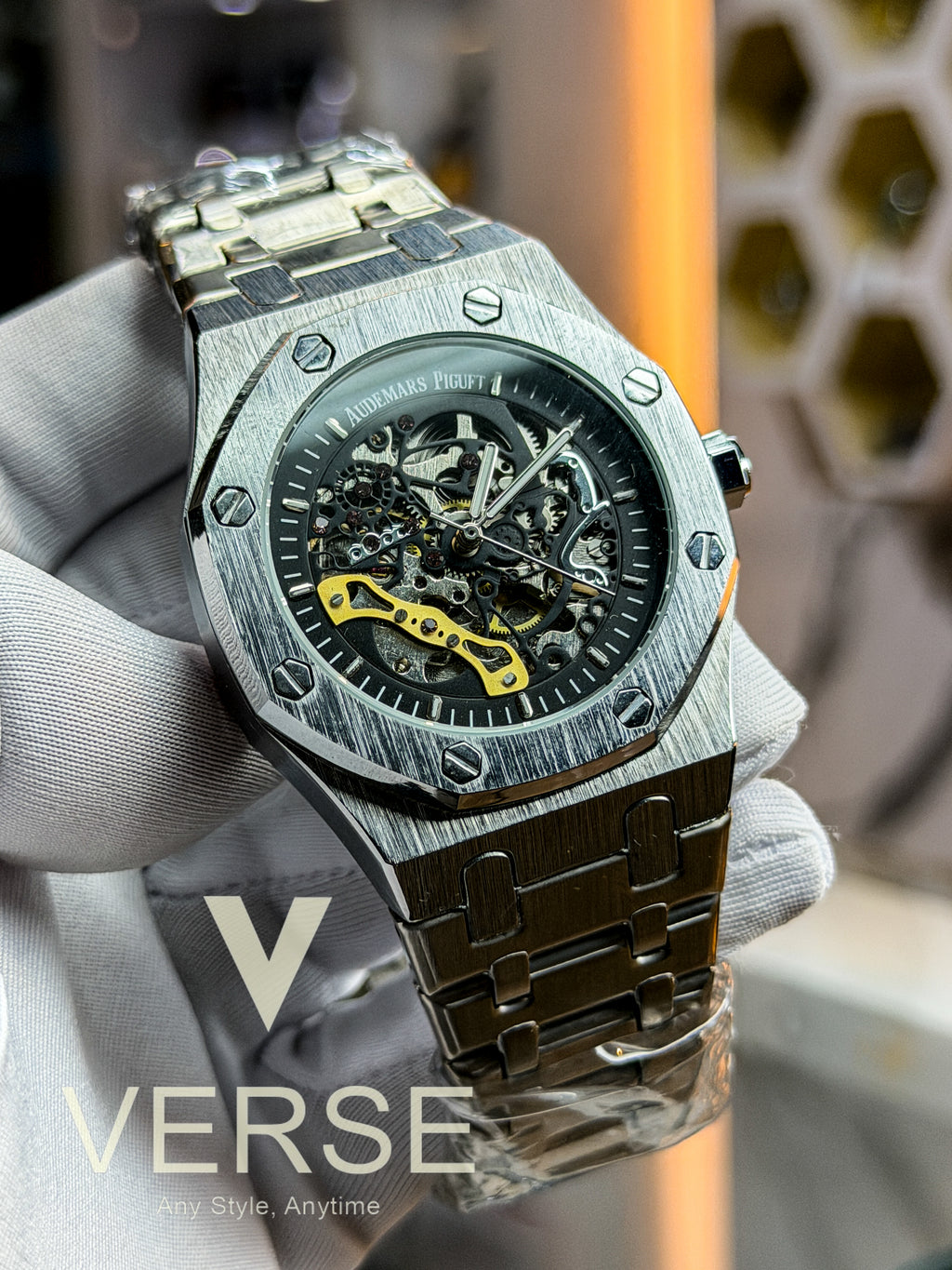 Audemars Piguet Automatic Skeleton Black Dial AA - VERSE - 