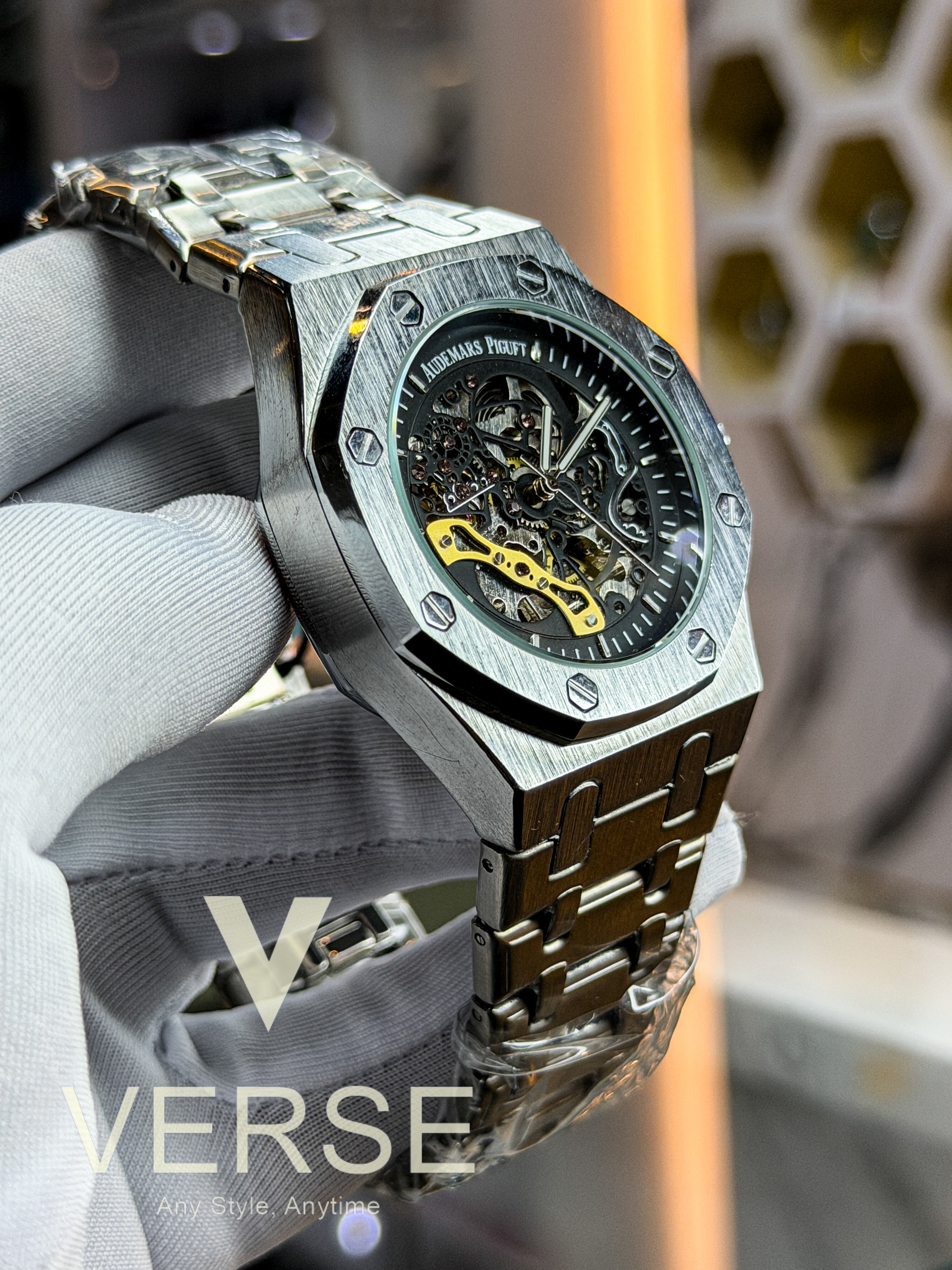 Audemars Piguet Automatic Skeleton Black Dial AA - VERSE - 