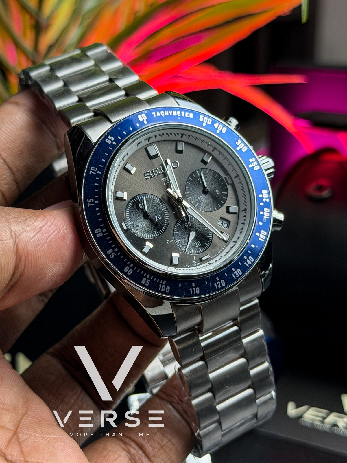 Seiko Prospex Speedtimer Chronograph | "Grand Touring" Anthracite Grey Dial - ( Double A )