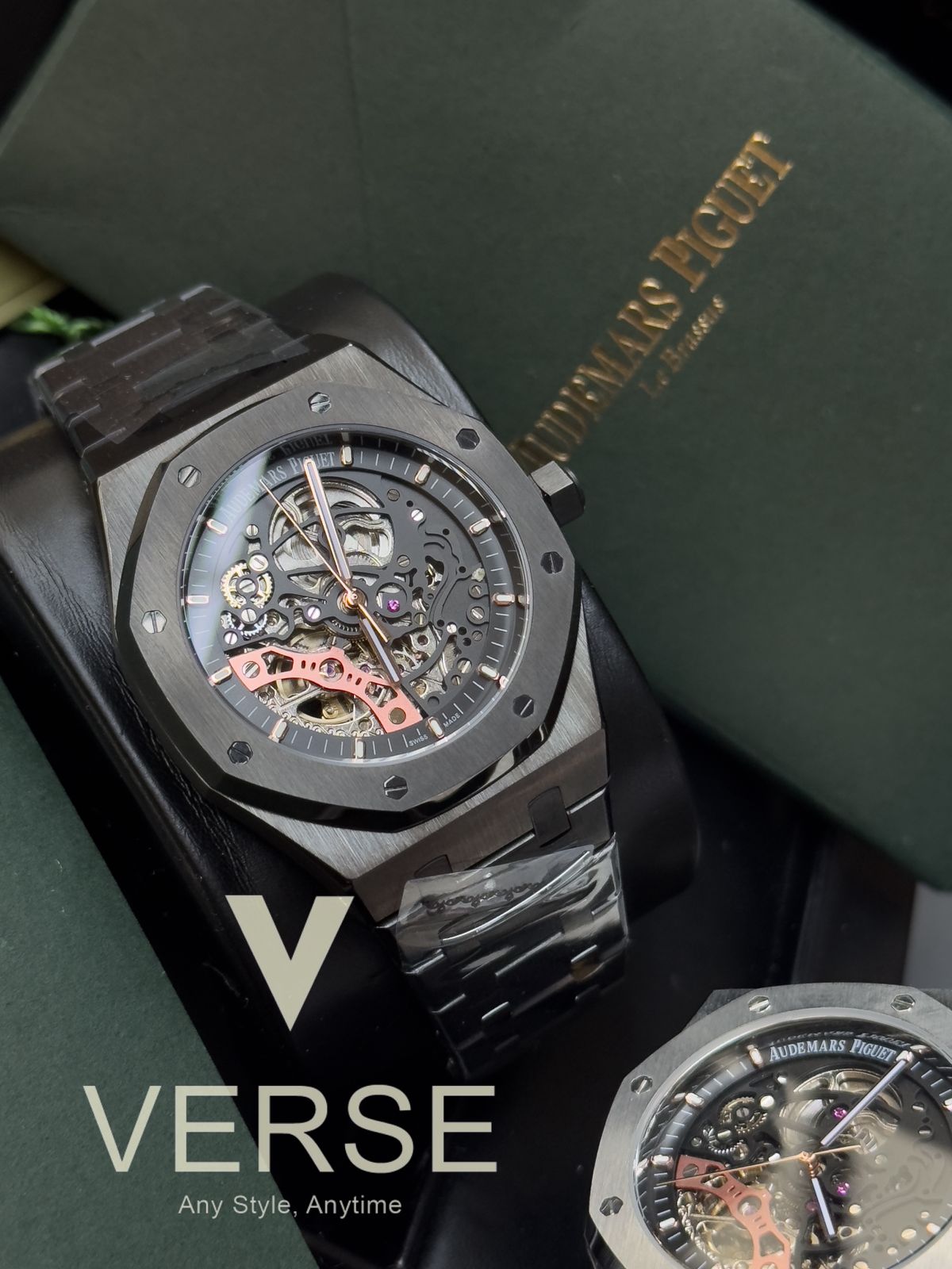 Audemars Piguet Royal Oak Double Balance Wheel Openworked 15416CE – 41mm Black Ceramic Skeleton Watch Euro - VERSE - 