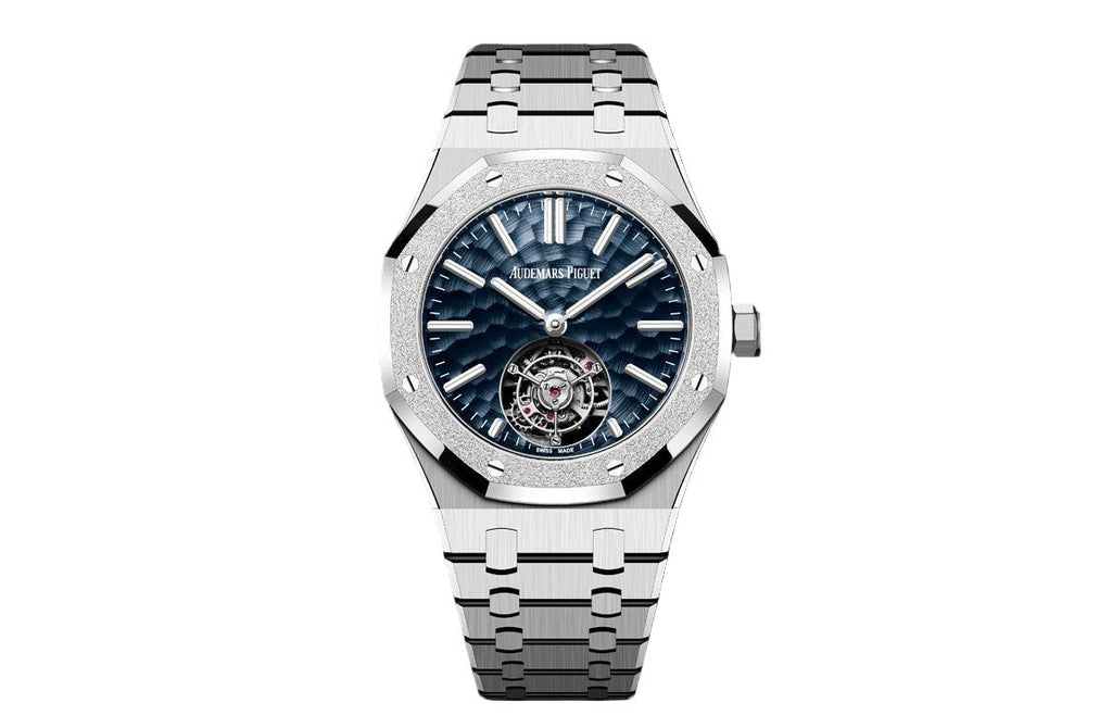 Audemars Piguet Royal Oak Flying Tourbillon 41mm – Dimpled Blue Dial Master - VERSE - 