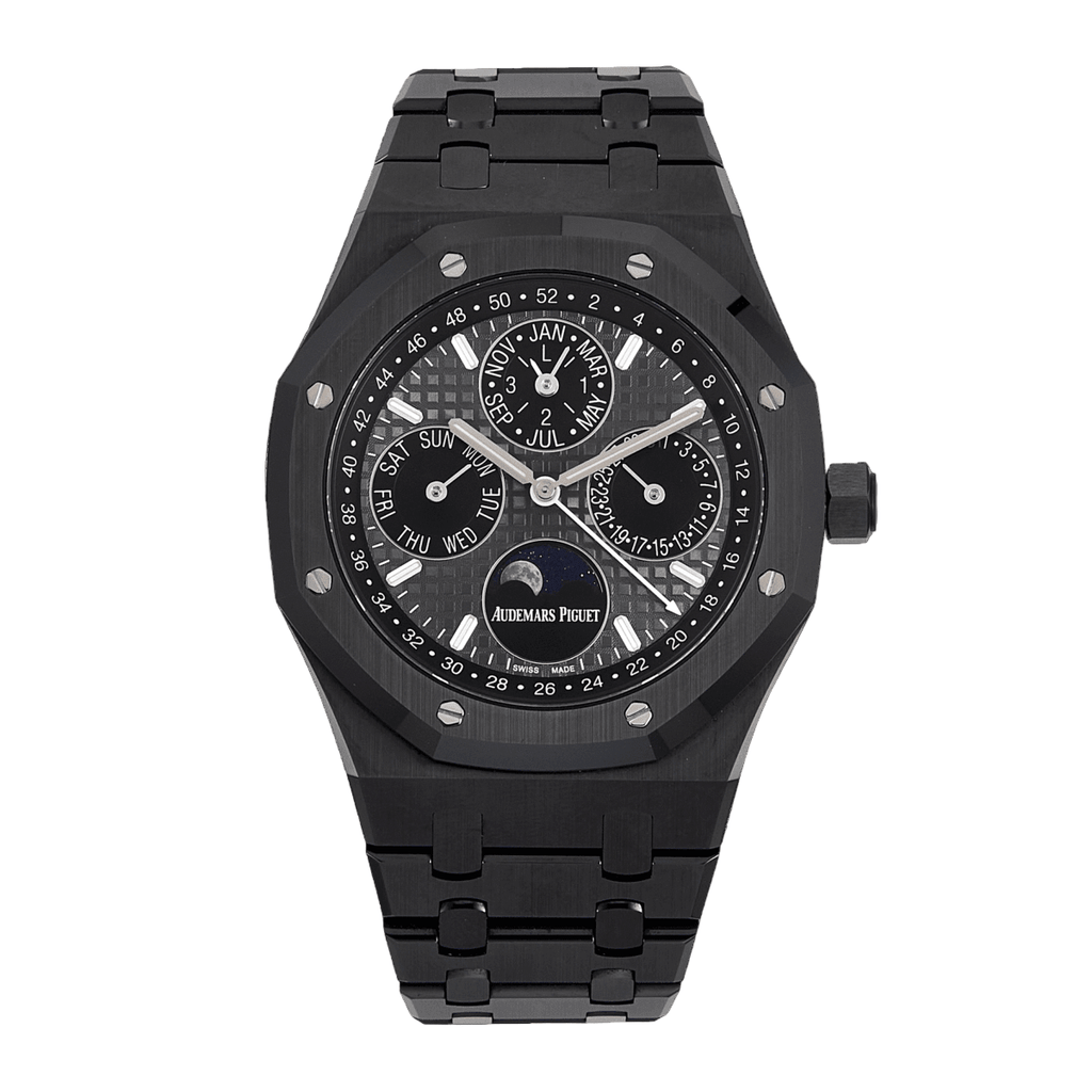 Audemars Piguet Royal Oak Perpetual Calendar Slate Black Dial 41mm 26579CE FULL SET MASTER - VERSE - 