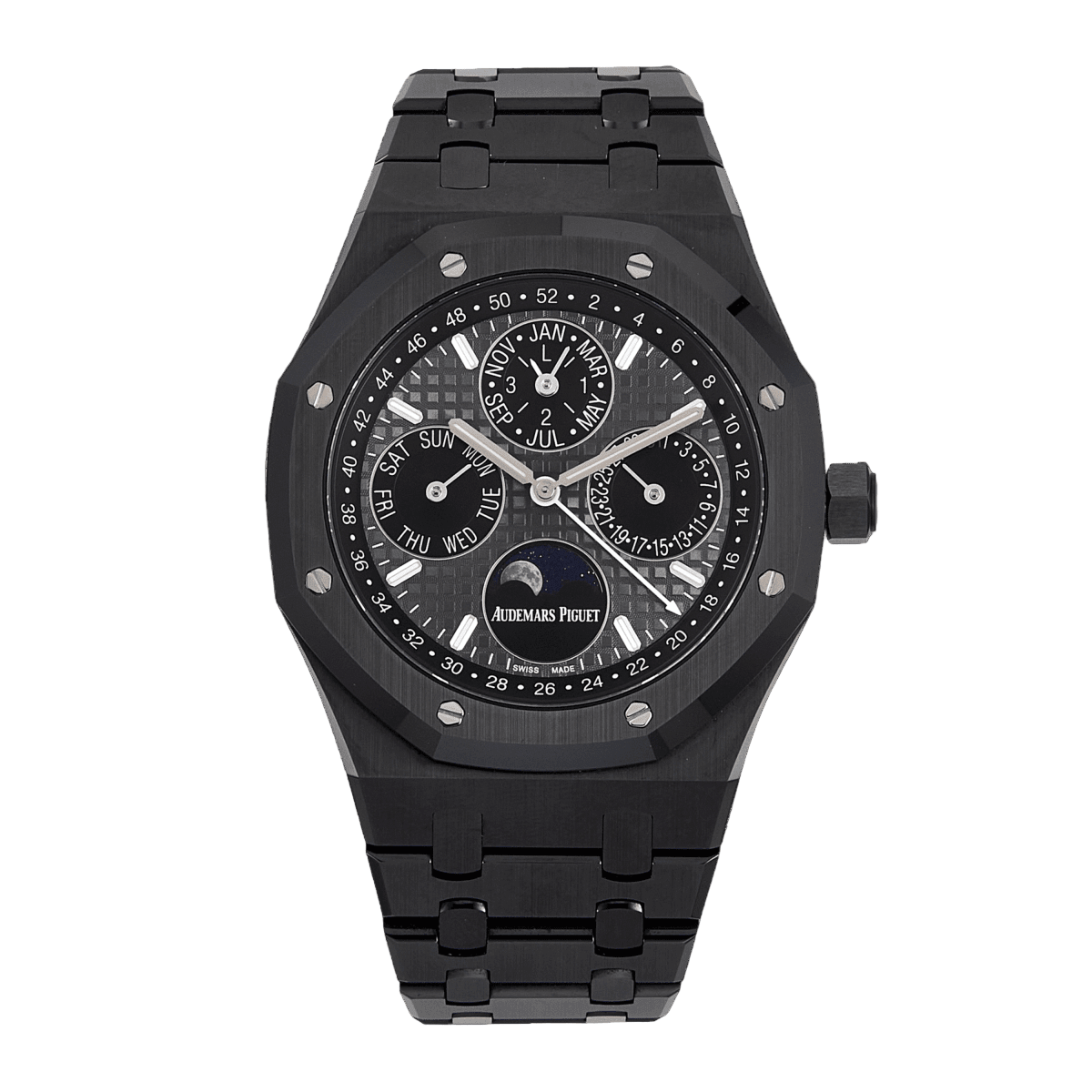 Audemars Piguet Royal Oak Perpetual Calendar Slate Black Dial 41mm 26579CE FULL SET MASTER - VERSE - 