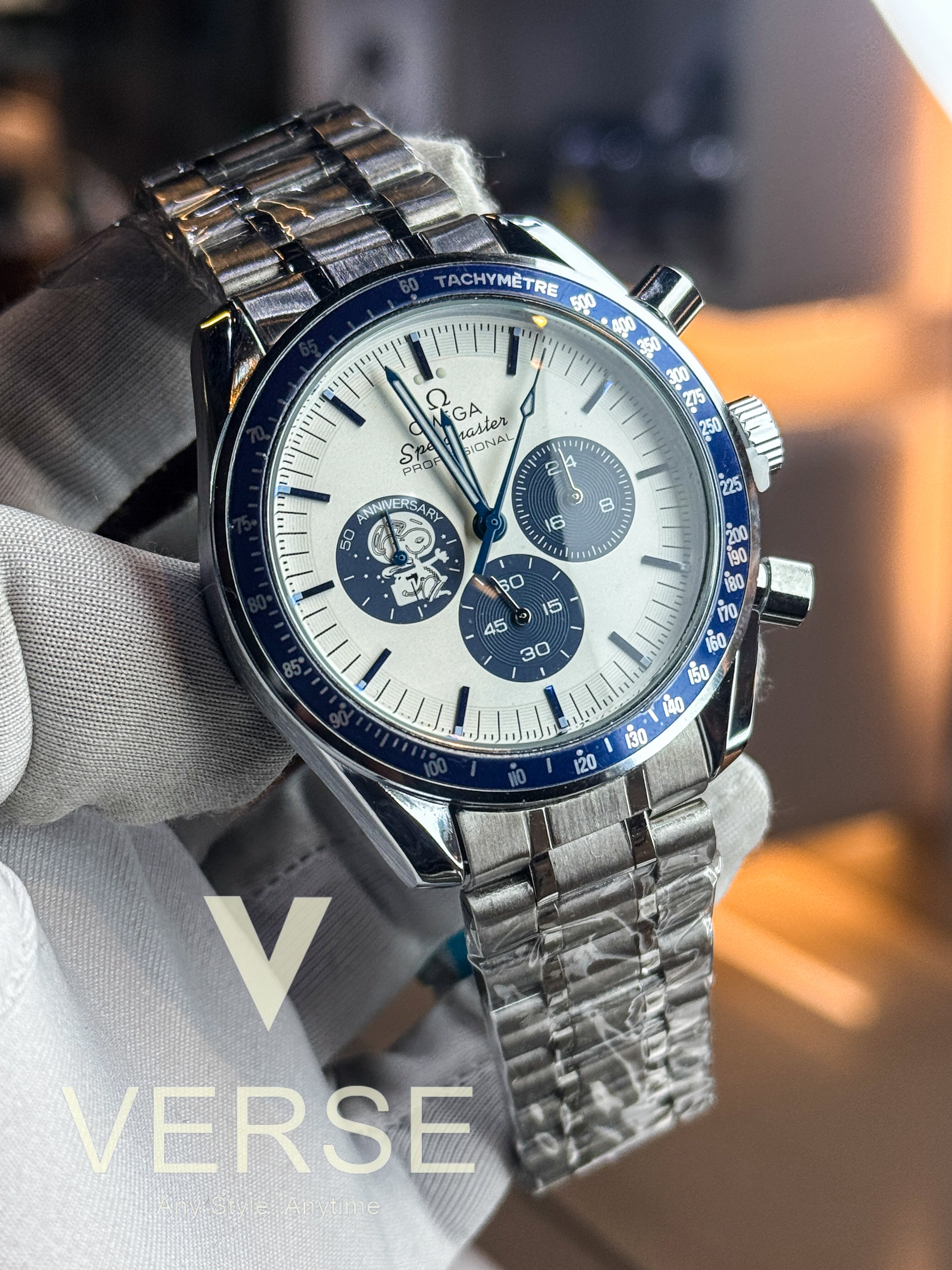 Omega Snoopy Blue dial chain AA - VERSE - 