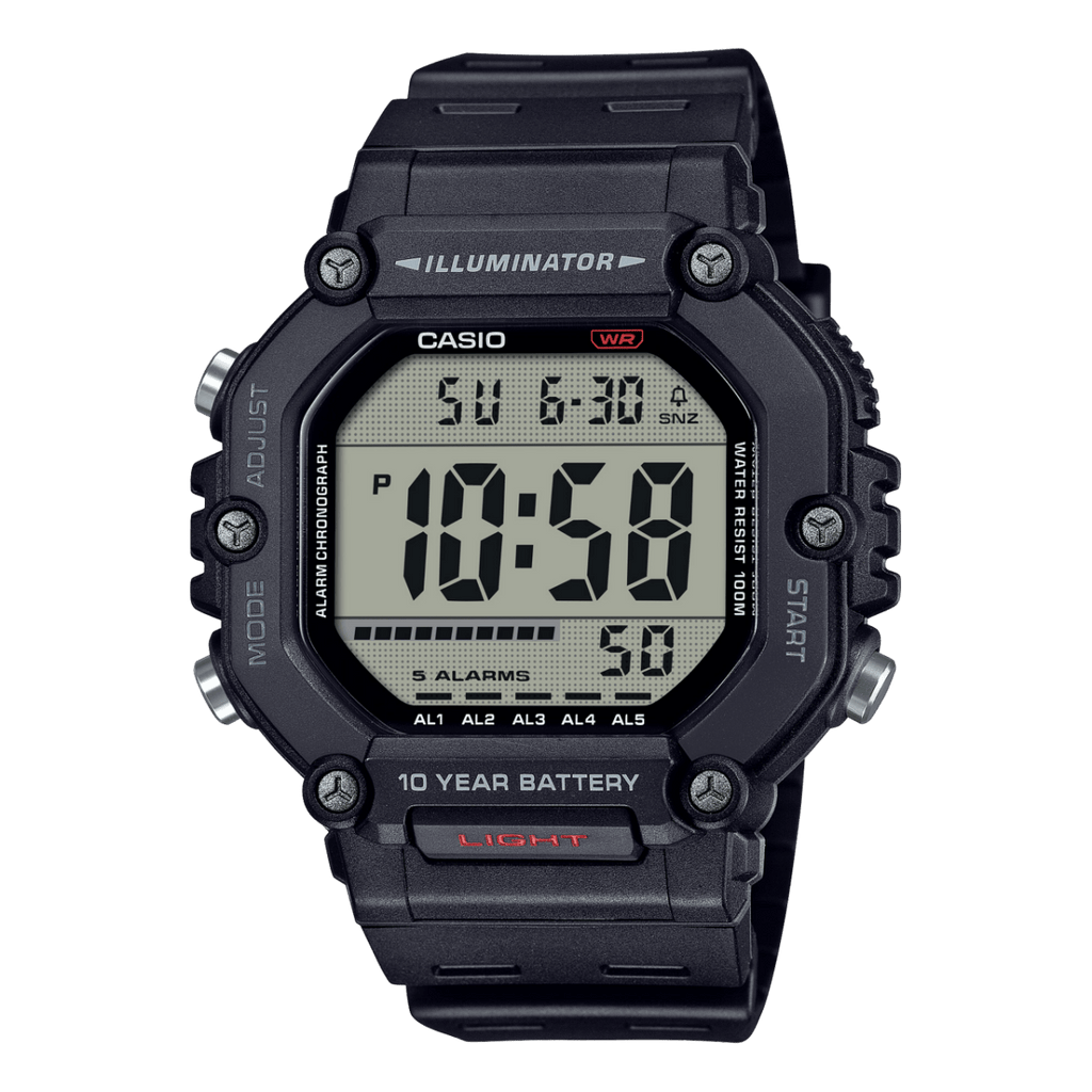 Casio AE - 1600H - 1AV Digital Grey Dial 100m Resin Men's Watch | Casio AE - 1600H - 1AV - VERSE - 