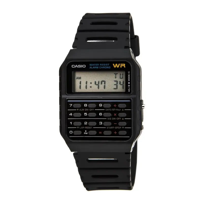 Casio CA-53W-1Z black calculator digital men's watch