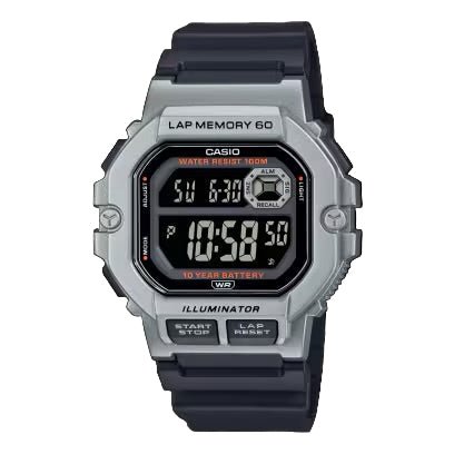 Casio DH - 1400H - 1B Men’s Black Resin Digital Watch| Casio DH - 1400H - 1B - VERSE - 