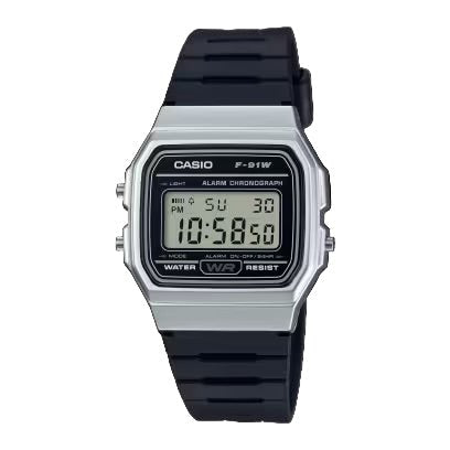 Casio F - 91WM - 7A Men’s Black Resin Digital Watch| Casio F - 91WM - 7A - VERSE - 