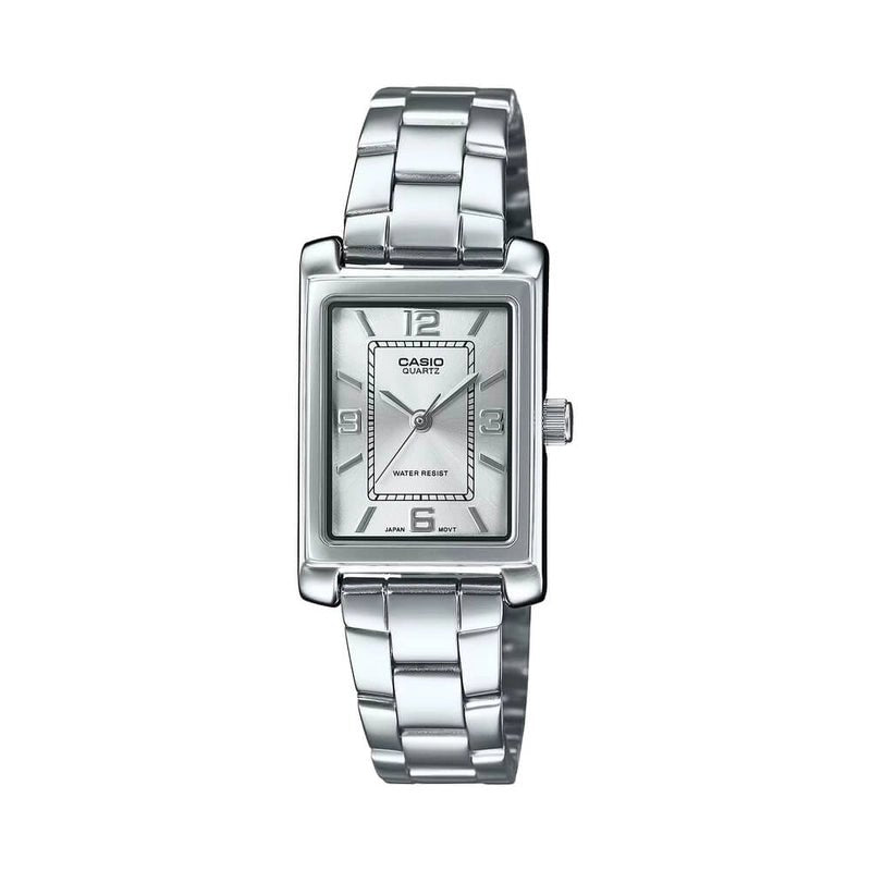 Casio LTP - 1234DD - 7ADF White Dial Women's Stainless Steel Watch | Casio LTP - 1234DD - 7ADF - VERSE - 