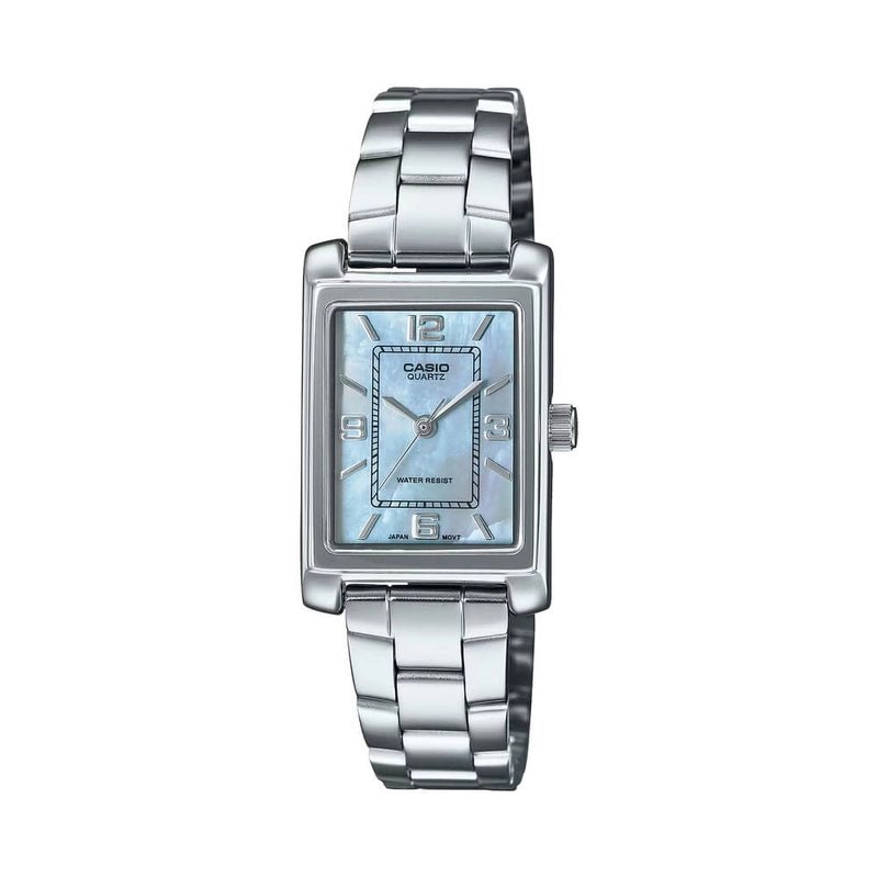Casio LTP - 1234DS - 2ADF Blue Mother of Pearl Dial Women's Stainless Steel Watch | Casio LTP - 1234DS - 2ADF - VERSE - 