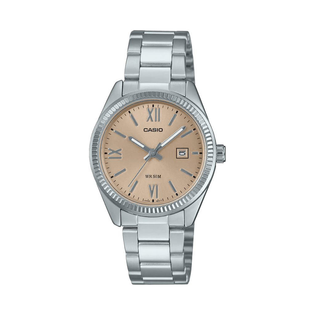 Casio LTP - 1302DD - 4A2V Champagne Gold Dial Women's Stainless Steel Watch | Casio LTP - 1302DD - 4A2V - VERSE - 