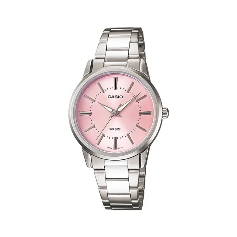 Casio LTP - 1303D - 4AVDF Pink Dial Women's Stainless Steel Watch | Casio LTP - 1303D - 4AVDF - VERSE - 