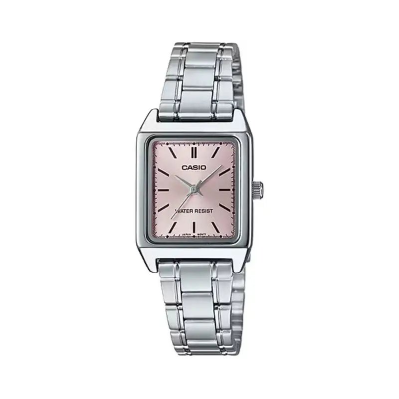 Casio LTP - V007D - 4EUDF Pink Dial Women's Stainless Steel Watch | Casio LTP - V007D - 4EUDF - VERSE - 