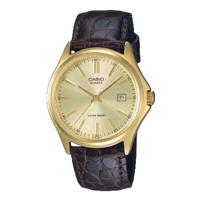 Casio MTP - 1183Q - 9A Men’s Gold Stainless Steel Watch with Golden Dial| Casio MTP - 1183Q - 9A - VERSE - 