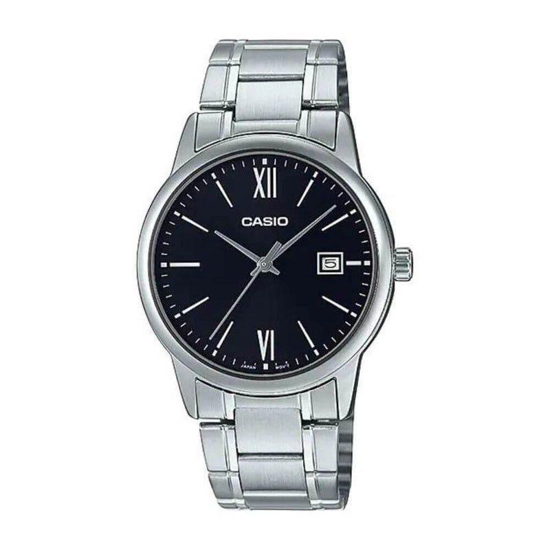 Casio MTP - V002D - 1B3UDF Black Dial Men's Watch | Casio MTP - V002D - 1B3UDF - VERSE - 