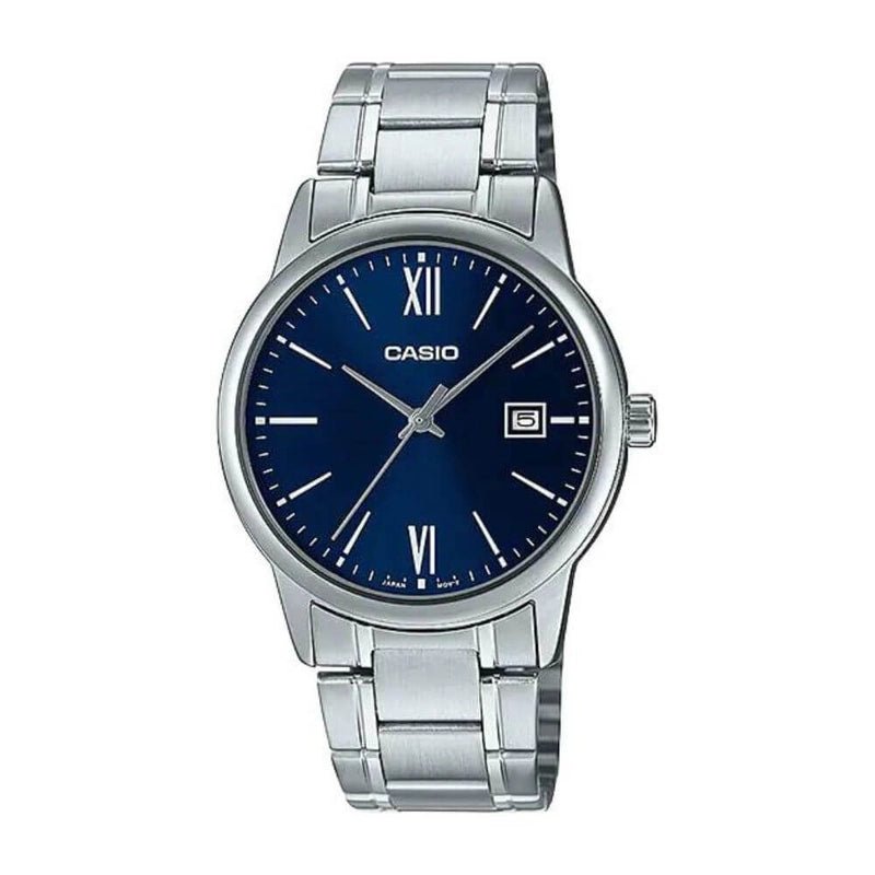 Casio MTP - V002D - 2B3UDF Blue Dial Men's Watch | Casio MTP - V002D - 2B3UDF - VERSE - 