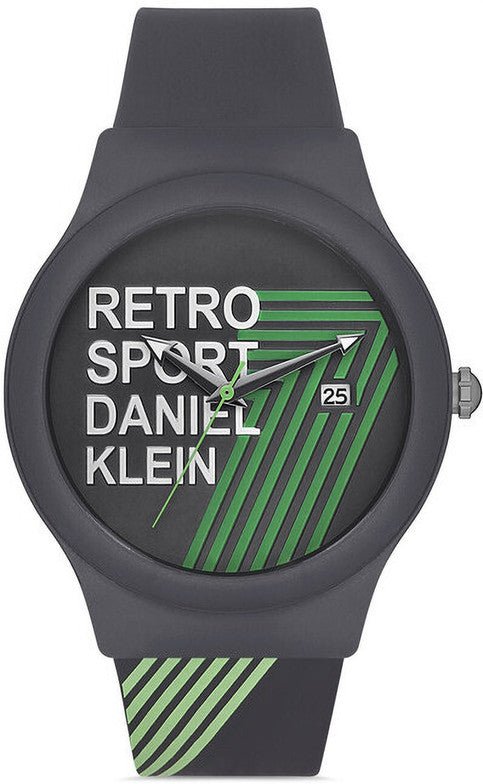 Daniel Klein DK.1.12867-4 Retro Sport Men’s Analogue Watch – Multi-Colour Dial, Grey Strap| Daniel Klein DK.1.12867-4