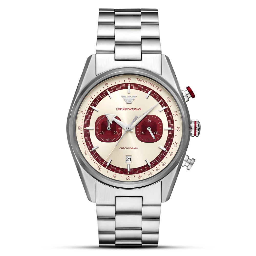 Emporio Armani AR11645 Racer Chronograph Multicolour Dial Stainless Steel Men's Watch | Emporio Armani AR11645 - VERSE - 