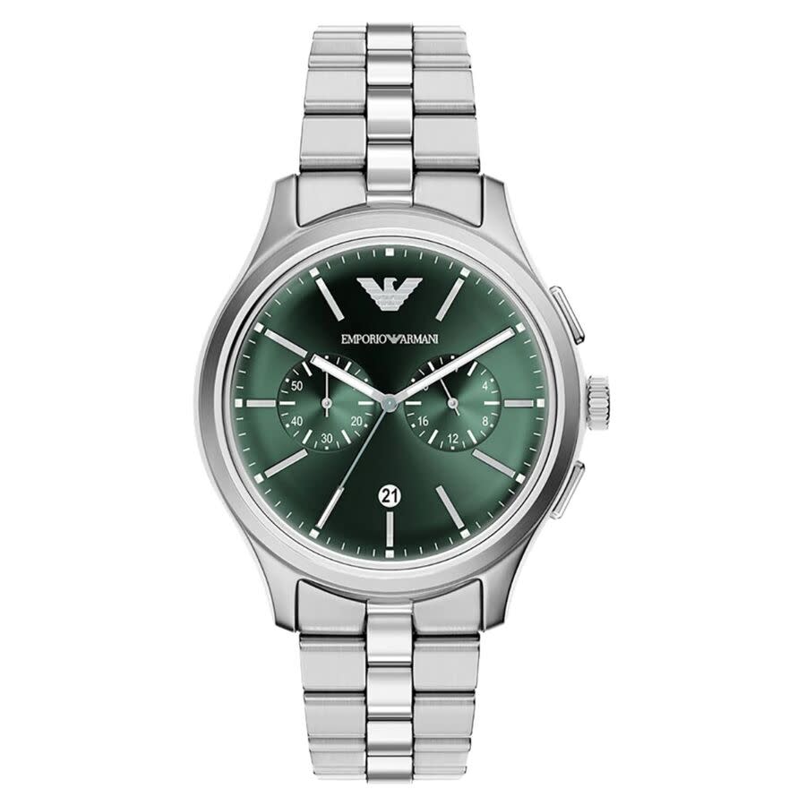Emporio Armani Dario AR11746 Juniper Green Dial Stainless Steel Men's Watch