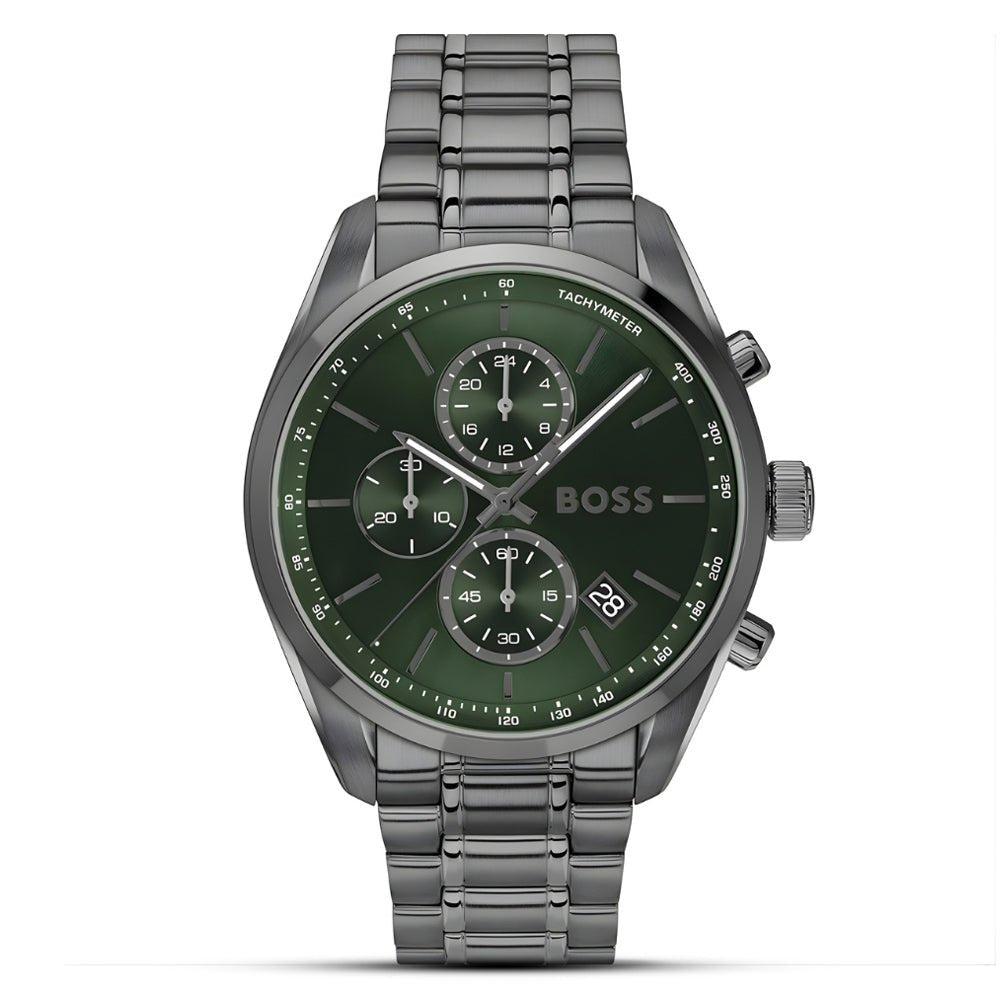 Hugo Boss B1514228 Grand Prix Green Dial Men’s Watch | Hugo Boss B1514228 - VERSE - 