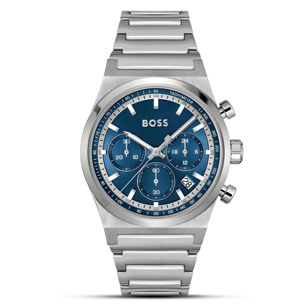 Hugo Boss Candor Chrono 1514250 Blue Dial Men's Watch | HB1514250 - VERSE - 