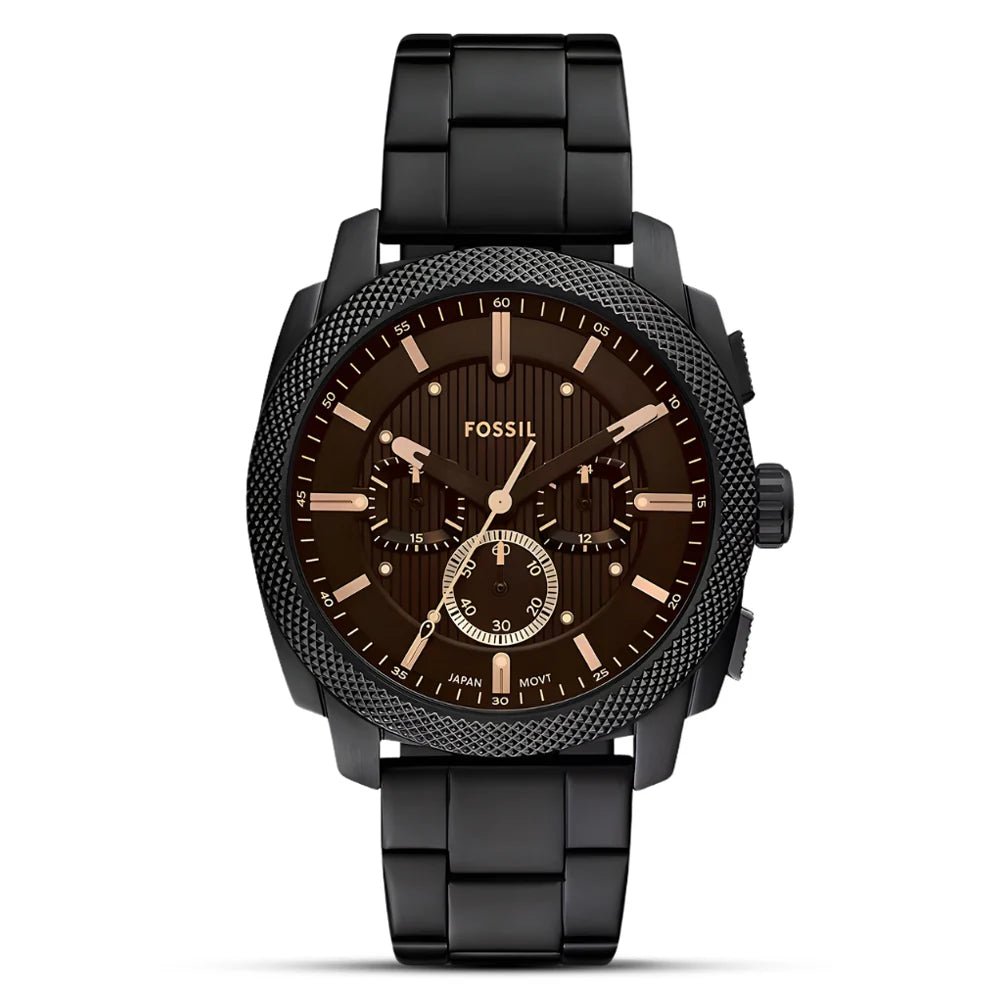 Fossil Machine Chronograph Black Dial Men's Watch | FS6097 - VERSE - 