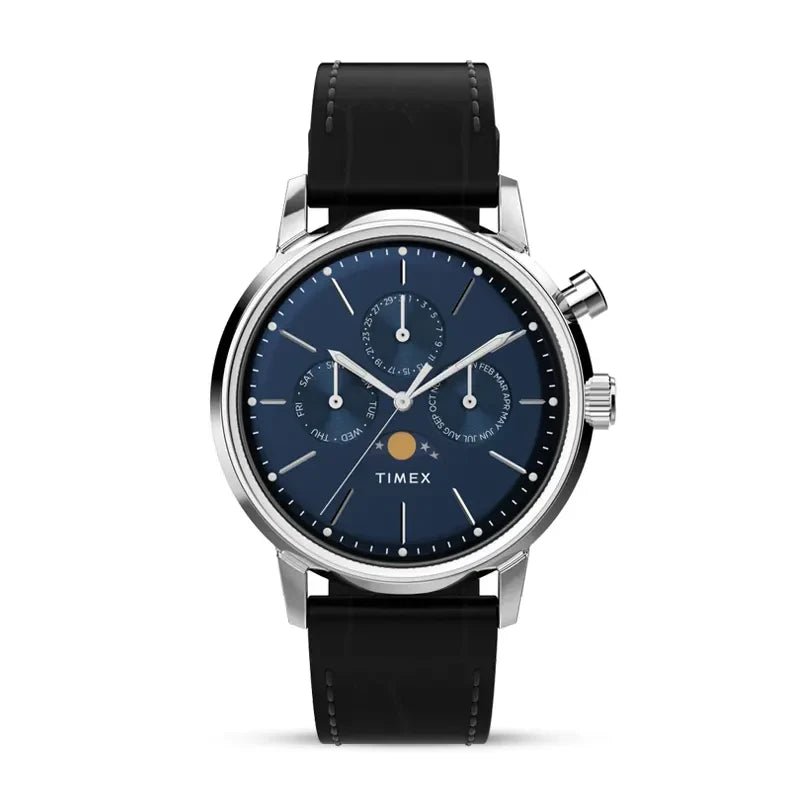 Timex Marlin® Moon Phase Blue Dial Men's Watch | TW2W51200 - VERSE - 