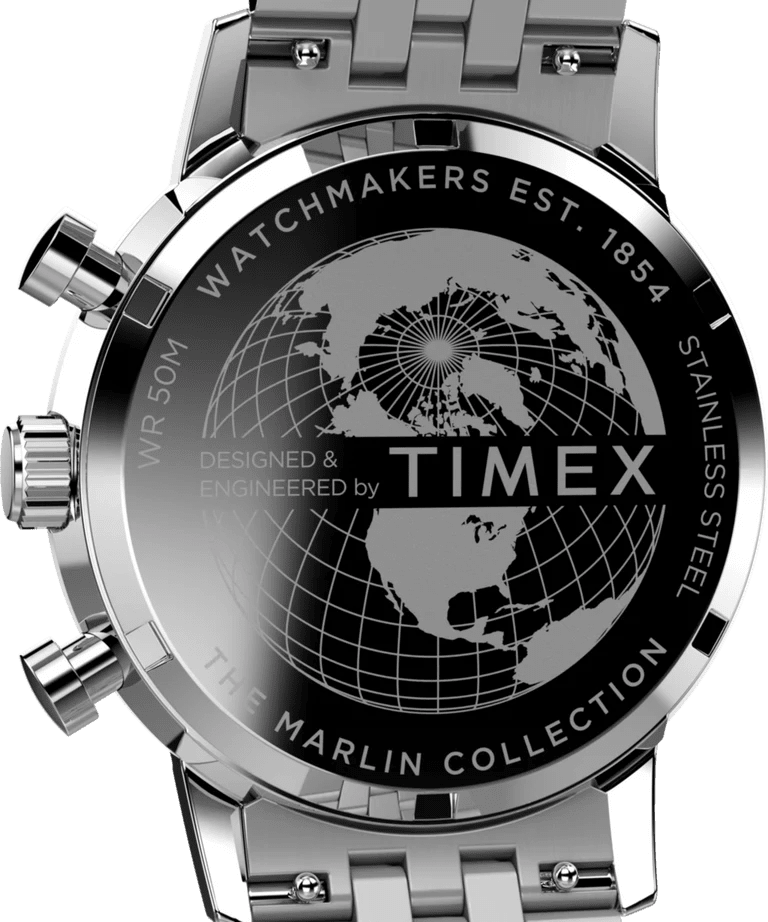 Timex Marlin Chronograph Tachymeter 42mm Stainless Steel Men’s Watch – TWEG26704 - VERSE - 