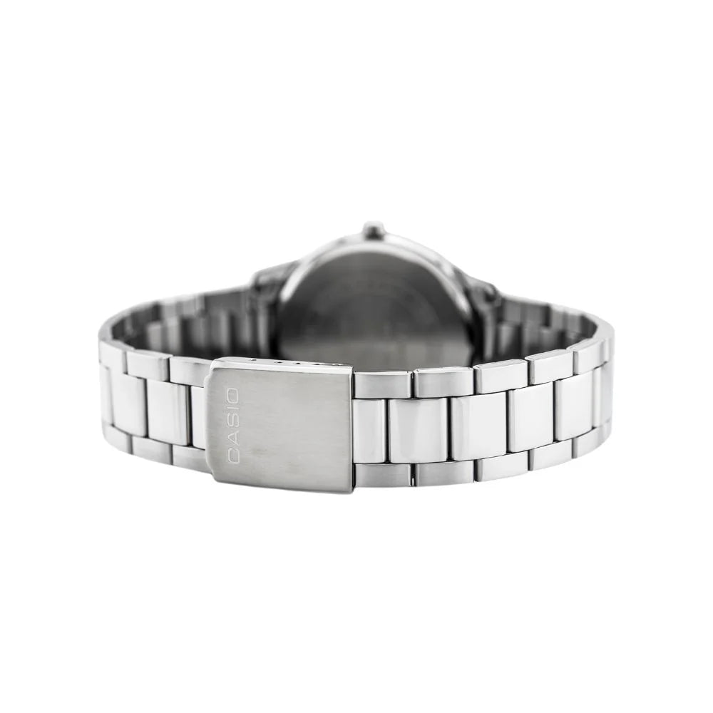 Casio MTP - 1303D - 1A Men’s 39 mm Quartz Watch – Black Dial & Stainless Steel Bracelet - VERSE - 