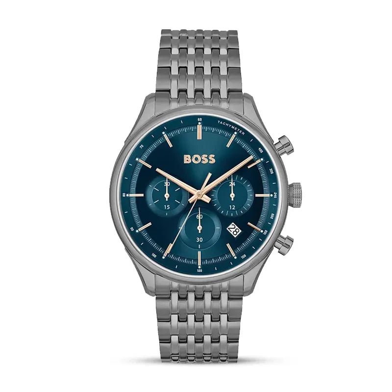 BOSS Gregor Chronograph Blue Dial Men's Watch 1514083 - VERSE - 