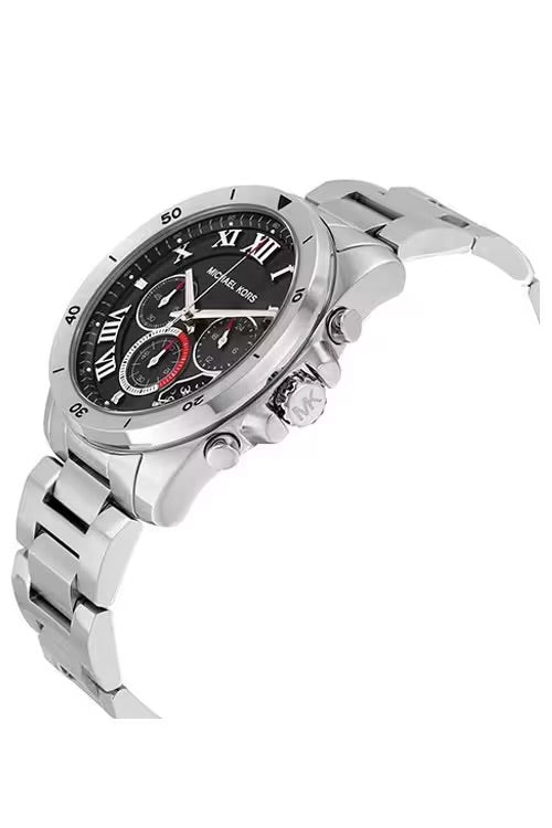MICHAEL KORS Brecken Chronograph Black Dial Men's Watch MK8438 - VERSE - 