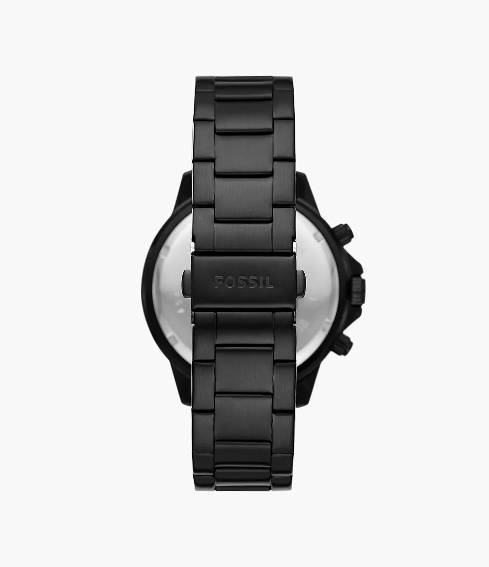 FOSSIL Bannon Multifunction Black Stainless Steel Men's Watch BQ2587 - VERSE - 