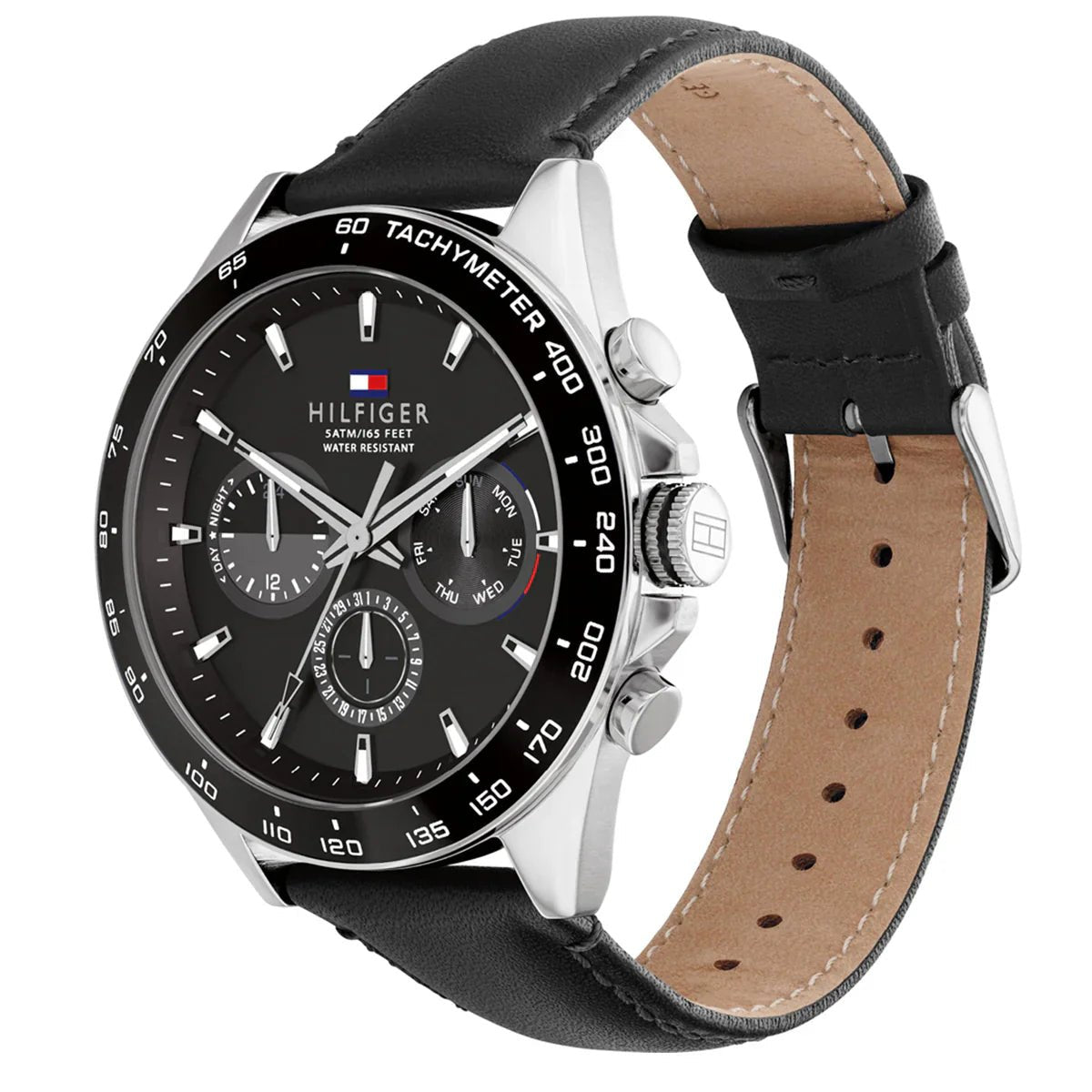 TOMMY HILFIGER Owen Multifunction Black Dial Men's Watch 1791964 - VERSE - 