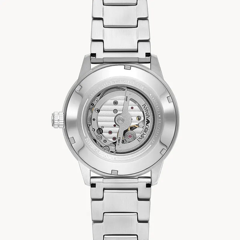 EMPORIO ARMANI Mario Automatic Blue Dial Men's Watch AR60052 - VERSE - 