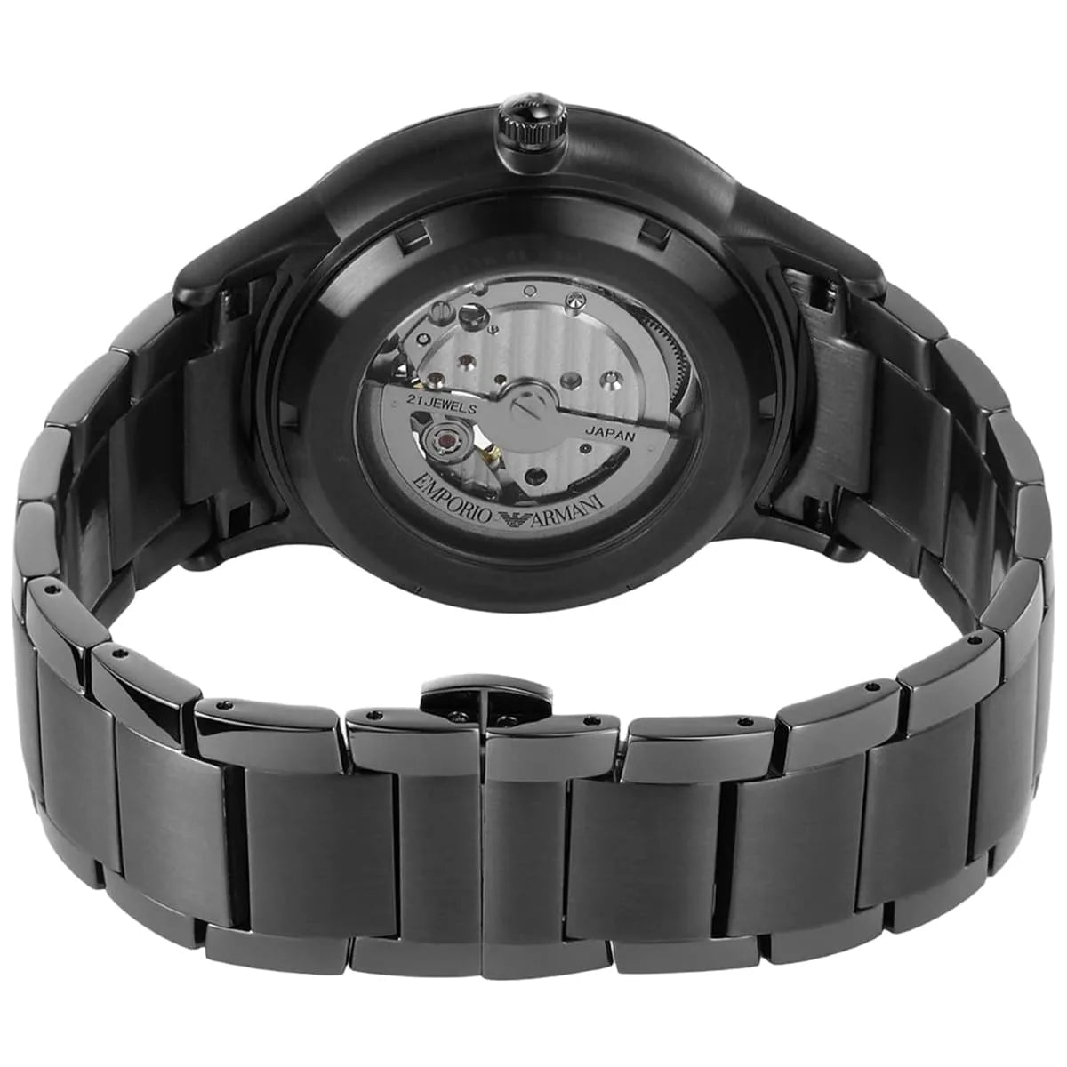 EMPORIO ARMANI Renato Automatic Blue Dial Men's Watch AR60056 (Gunmetal) - VERSE - 