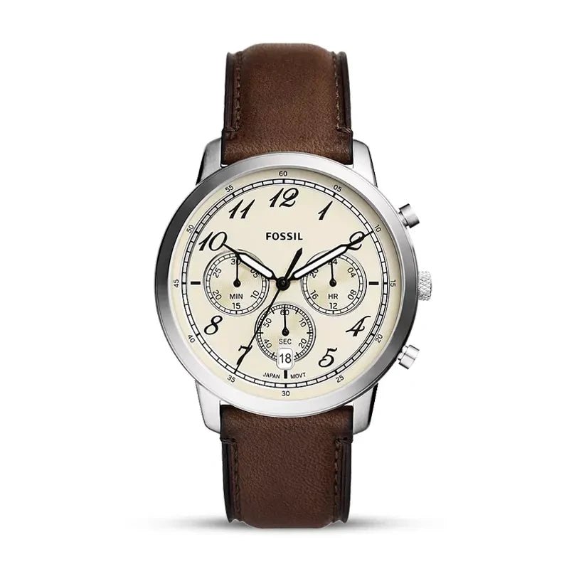 FOSSIL Neutra Chronograph Cream/Parchment Dial Men's Watch FS6022 - VERSE - 