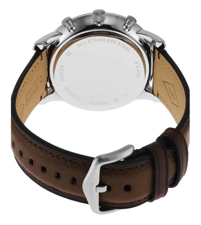 FOSSIL Neutra Chronograph Cream/Parchment Dial Men's Watch FS6022 - VERSE - 