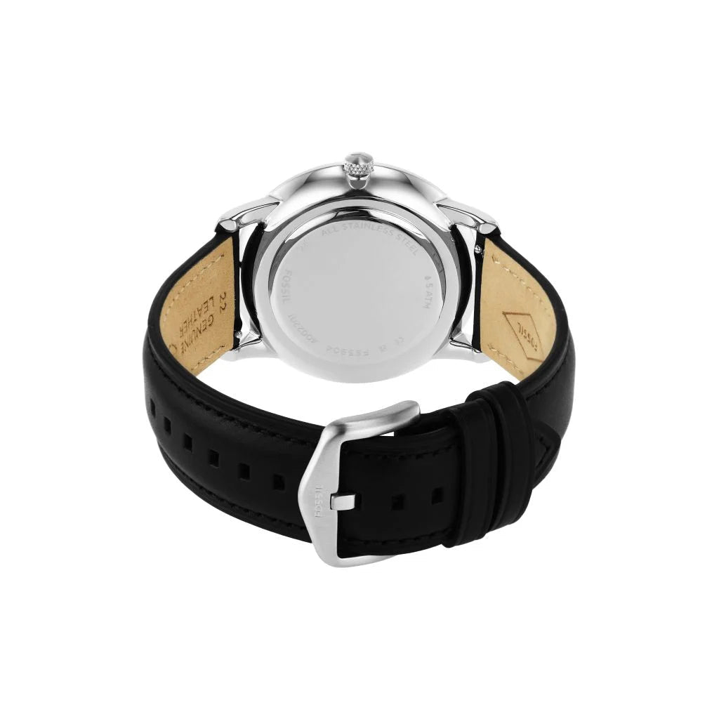 FOSSIL Neutra Moonphase Multifunction Black Dial Men's Watch FS5904 - VERSE - 