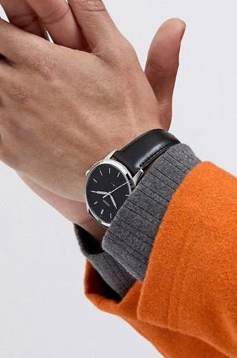 FOSSIL The Minimalist Three - Hand Black Dial Men's Watch FS5398 - VERSE - 