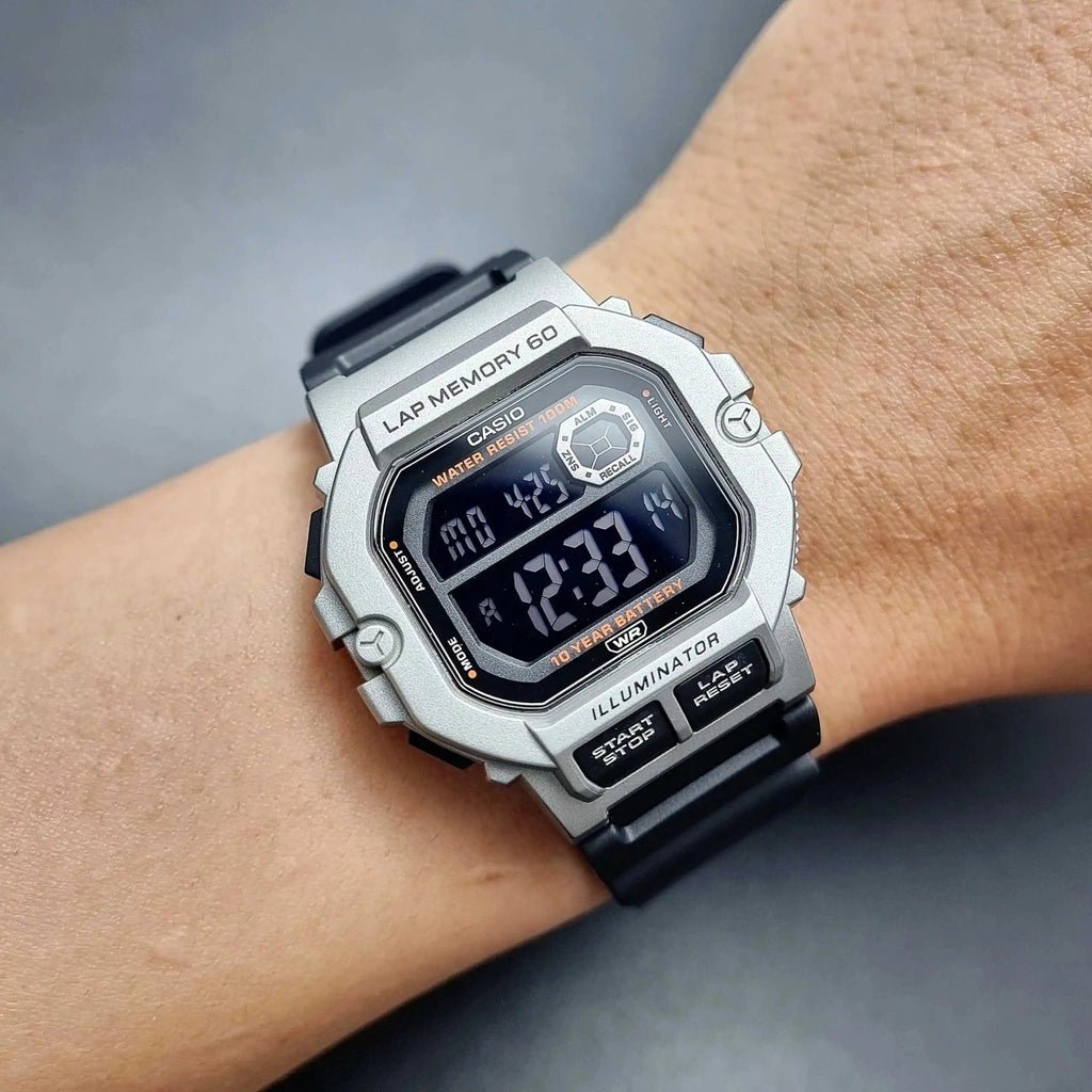 Casio DH - 1400H - 1B Men’s Black Resin Digital Watch| Casio DH - 1400H - 1B - VERSE - 