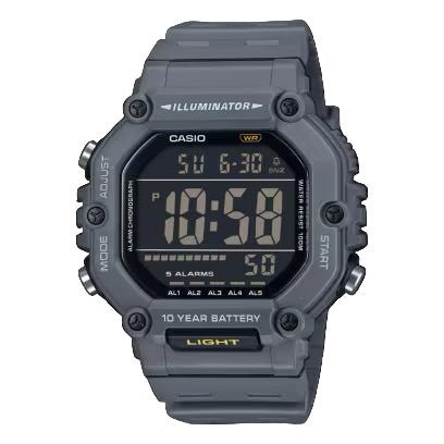 Casio AE - 1600H - 8BV Men’s Grey Resin Digital Watch| Casio AE - 1600H - 8BV - VERSE - 