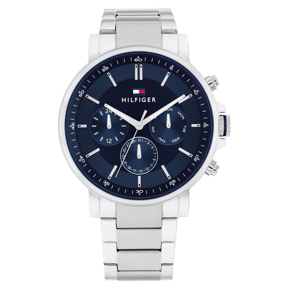 Tommy Hilfiger 1710588 Stainless Steel Navy Dial Multi - function Men’s Watch| Tommy Hilfiger 1710588 - VERSE - 