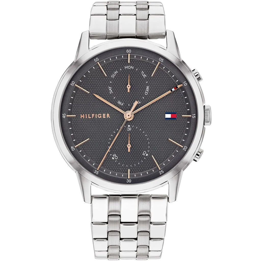 Tommy Hilfiger Easton 1710431 grey multifunction dial stainless steel men's watch