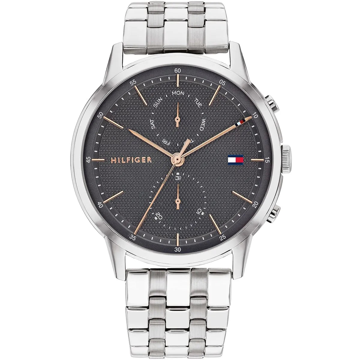 Tommy Hilfiger Easton 1710431 grey multifunction dial stainless steel men's watch