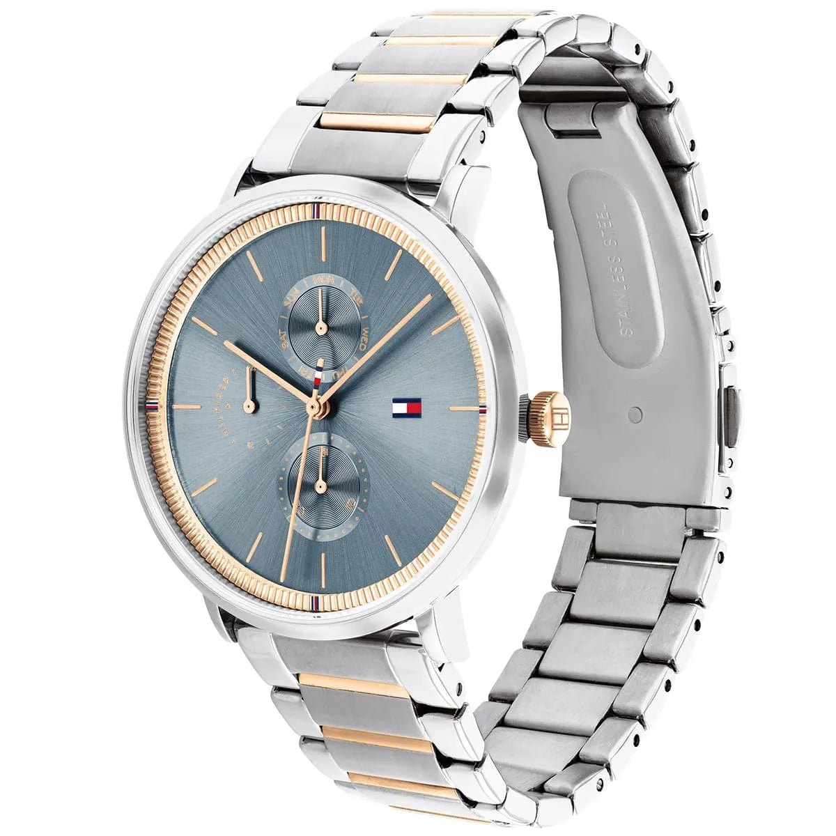 Tommy Hilfiger Jenna 1782298 Women’s Two-Tone Stainless Steel Multifunction Watch – 38 mm| Tommy Hilfiger Jenna 1782298