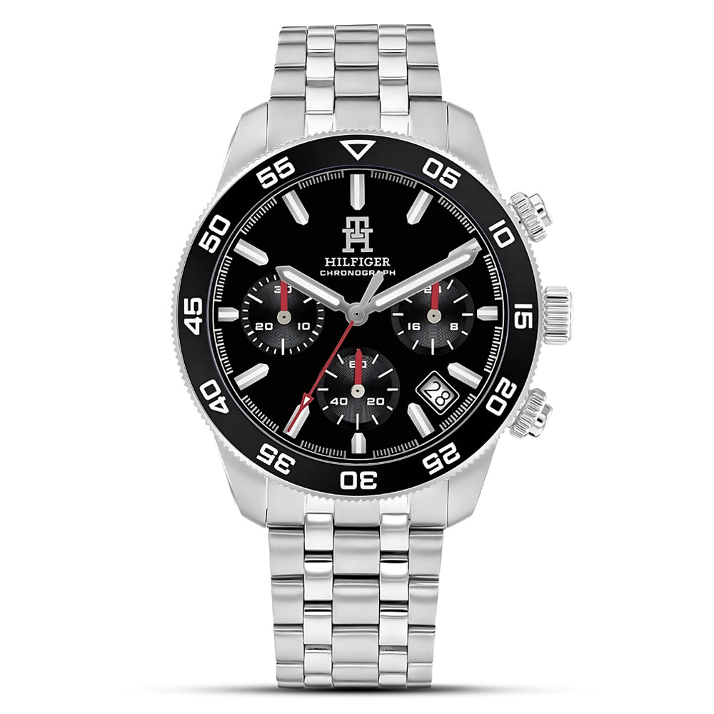 Tommy Hilfiger TH1792156 Horloge Chronograph Black Dial Men’s Watch | Tommy Hilfiger TH1792156 - VERSE - 