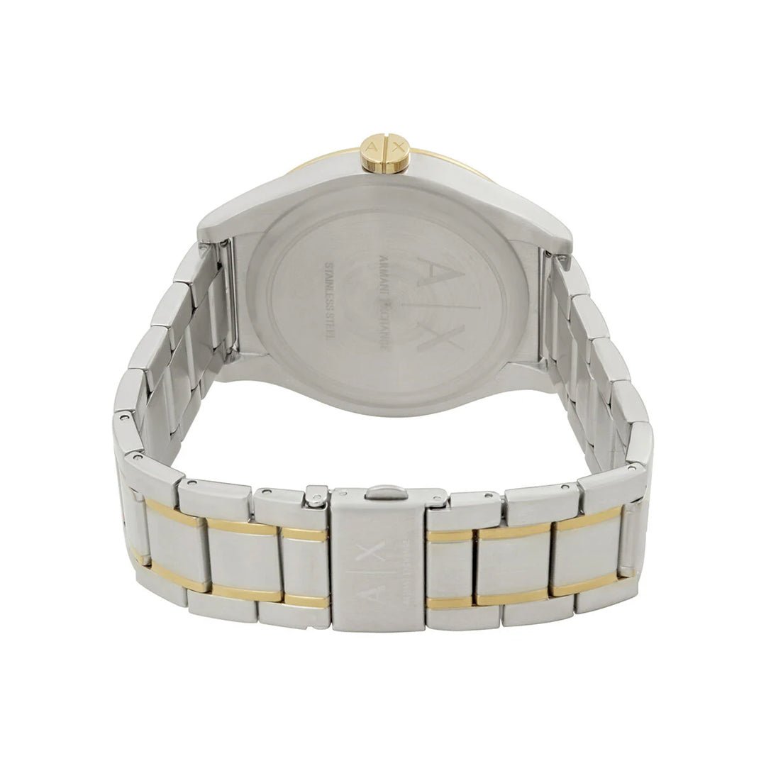 Armani Exchange Nico Three-Hand Black Dial Two-Tone Stainless Steel Men's Watch | Armani Exchange AX2336 - VERSE -